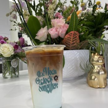 Mochi Joy Donuts - Coconut pandan iced latte - Donuts Near Me - Fishers, Indiana