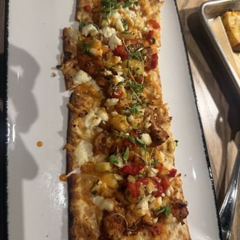 Pecan Craft Kitchen - Florida shrimp coco-sail flatbread 10/10 - Southern Near Me - St Johns, Florida