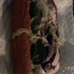 Veggie sub sandwich on wheat from the Publix deli on Riverside Drive in Franklin, Tennessee.