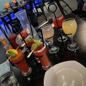 Flights - Bloody Mary flight, Mimosa flight - New American Near Me - Las Vegas, Nevada
