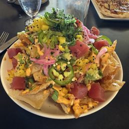 Ahi nachos Ahi nachos