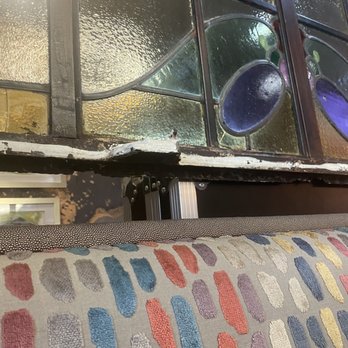 Campuzano Mexican Food - Splotch color booth seat - Mexican Near Me - Dallas, Texas