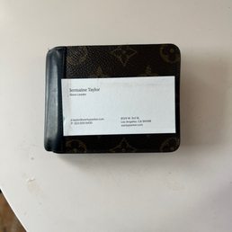 The business card of Jermaine Taylor The business card of Jermaine Taylor