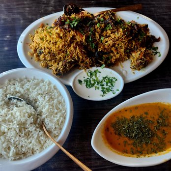 Pakwan Indian restaurant and bar - Rice, goat biyirani and gravy - Indian Near Me - Colorado Springs, Colorado Pakwan Indian restaurant and bar - Rice, goat biyirani and gravy - Indian Near Me - Colorado Springs, Colorado