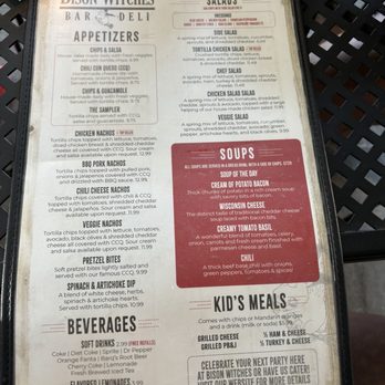 Bison Witches Bar & Deli - Menu - Bars Near Me - Lincoln, Nebraska Bison Witches Bar & Deli - Menu - Bars Near Me - Lincoln, Nebraska