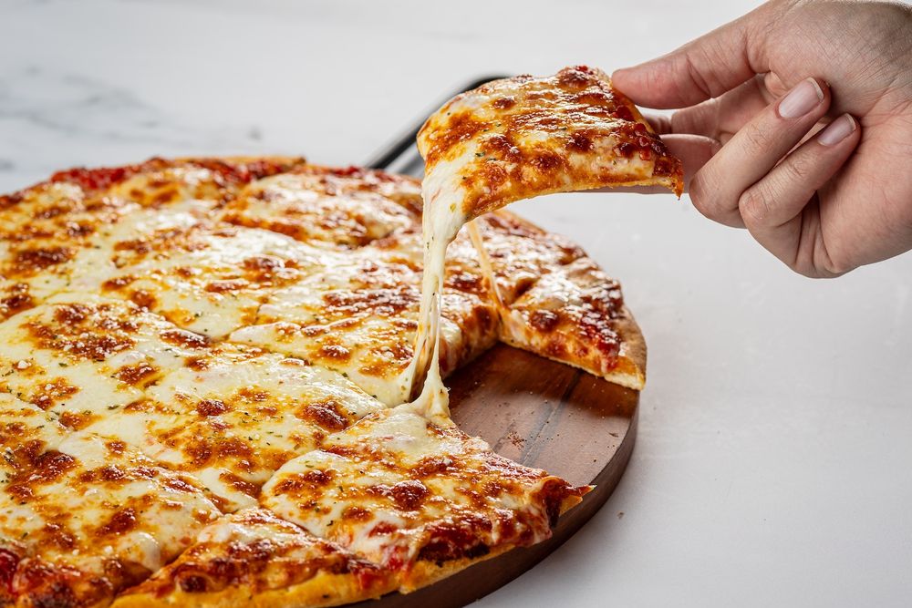 Food from Rosati's Pizza