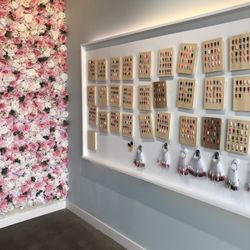 Posh Polish Salon - Polish selection wall