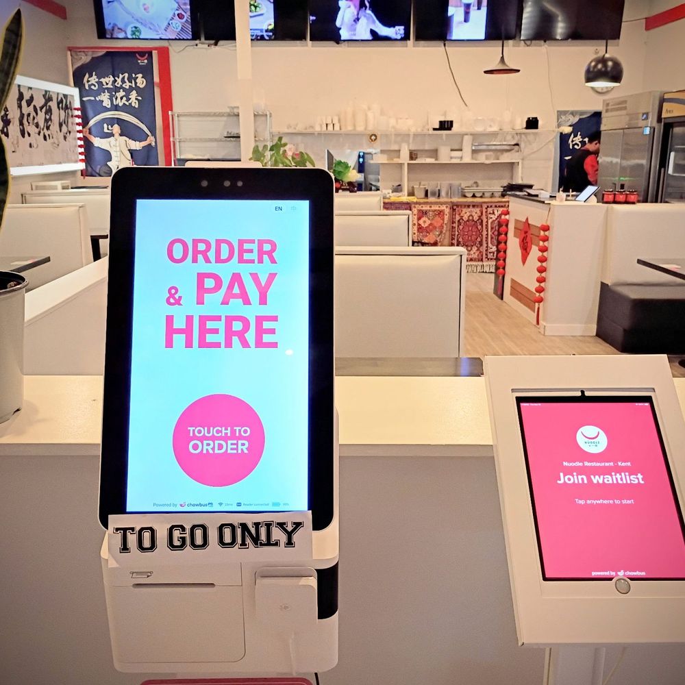 Nuodle - take-out order kiosk. You can also order on the web, but their website doesn't show this location or a link to their menu yet. - Noodles Near Me - Kent, Washington Nuodle - take-out order kiosk. You can also order on the web, but their website doesn't show this location or a link to their menu yet. - Noodles Near Me - Kent, Washington