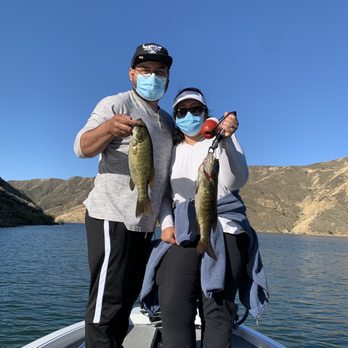 Dave Horst Fishing Guide Service - our random small mouth bass catch.. - Boat Charters Near Me - Castaic, California