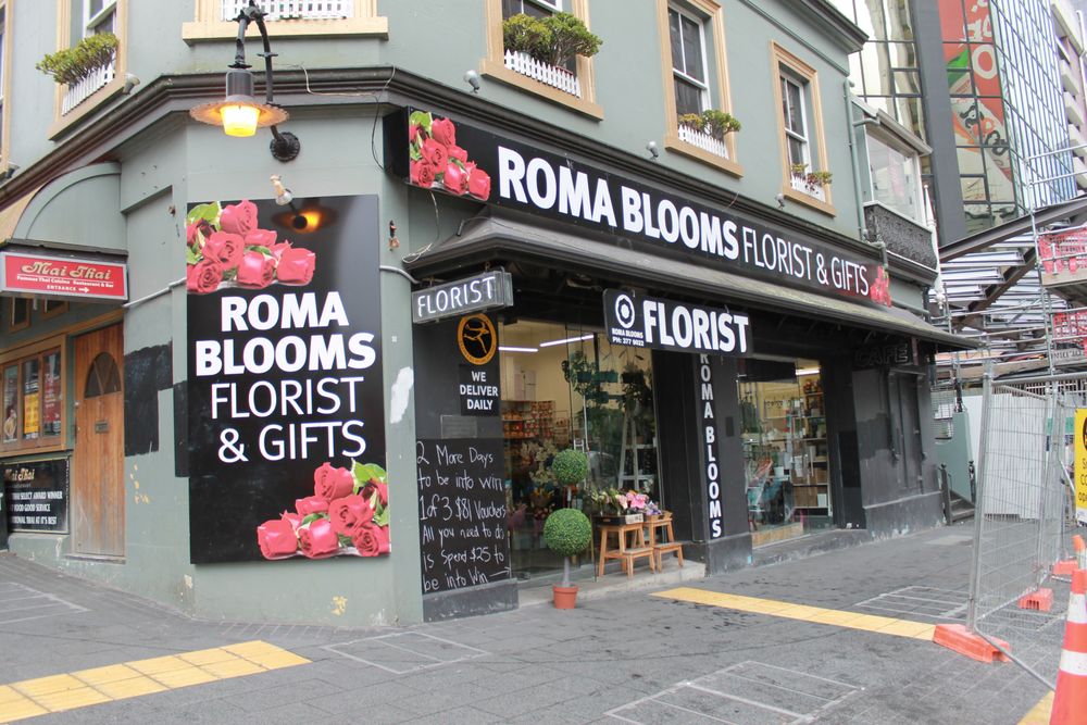 ROMABLOOMS 93 Albert St, Auckland, New Zealand Florists Phone
