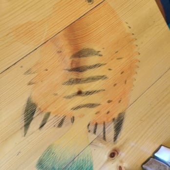 Mermaid Garden Cafe - Cute table tops. - Sandwiches Near Me - Klamath Falls, Oregon