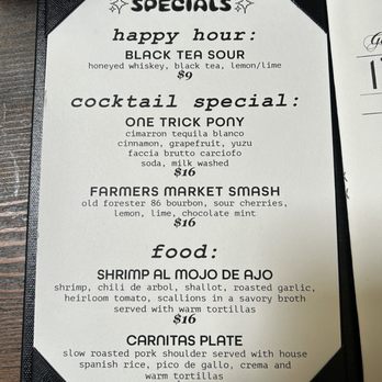 The Alembic - Menu - New American Near Me - San Francisco, California