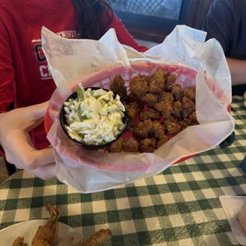 Linger Lodge Restaurant & Campground - Gator tail and coleslaw- kids meal - Campgrounds Near Me - Bradenton, Florida