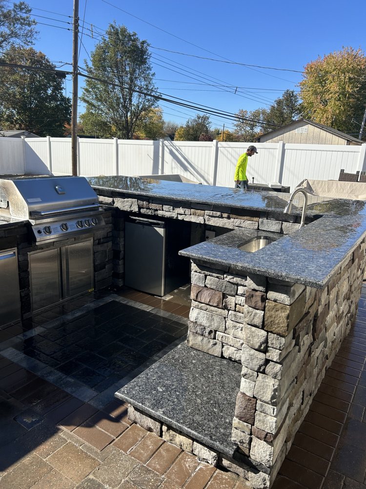 Slide of C&J outdoor service