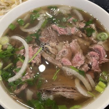 Pho Dien - Small pho #3 with rare steak and brisket - Vietnamese Near Me - Houston, Texas
