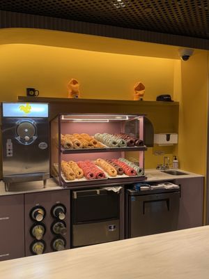 Yellow Light Coffee and Donuts by null