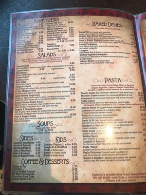 Menu photo 8 Esposito's Pizza & Pasta Matawan, NJ