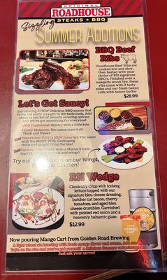 Menu photo 2 Original Roadhouse Grill Victorville, CA Menu photo 2 Original Roadhouse Grill Victorville, CA