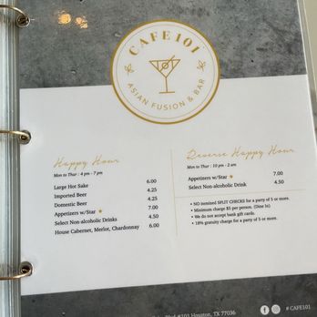Cafe 101 - Chinese Near Me - Houston, Texas