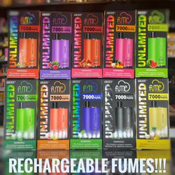 U-Vape - Now in stock on the 7,000 puff Fume Unlimited! Grab your favorite flavors at the best prices around!!!