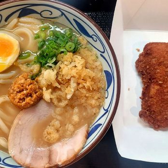Marugame Udon - Regular Tonkotsu Udon + Big Chicken Katsu - Japanese Near Me - San Gabriel, California Marugame Udon - Regular Tonkotsu Udon + Big Chicken Katsu - Japanese Near Me - San Gabriel, California
