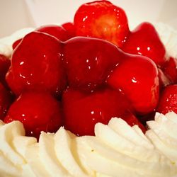 Mound of strawberries