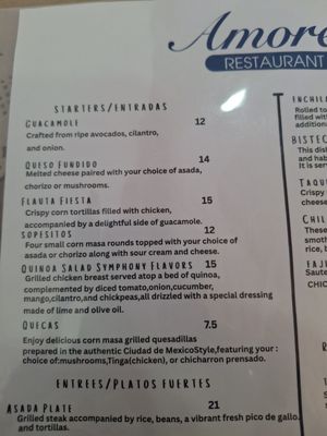 Menu photo 8 Amores Claremont, CA