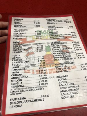 Menu photo 3 Tacos el Chino Rosarito, BCN Menu photo 3 Tacos el Chino Rosarito, BCN