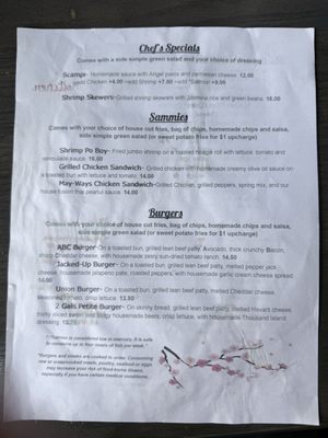 Menu photo 2 2 Gals Kitchen Concord, NC