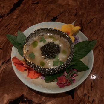 Atelier Crenn - Congee with caviar - French Near Me - San Francisco, California