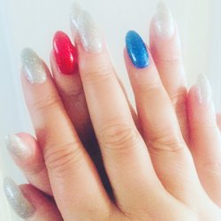 Anna's Nails - Fourth of July one year!