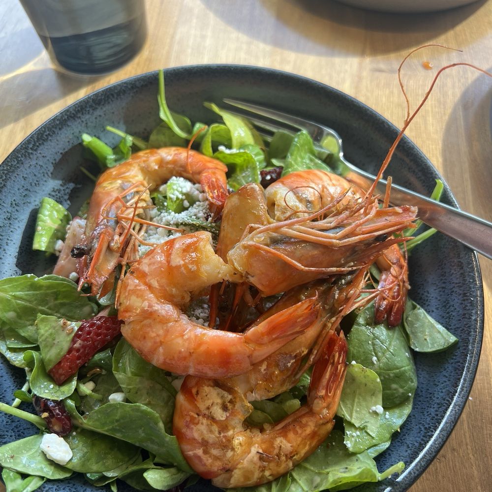 Shearwater Tavern - Baby Arugula Salad with prawns - Bars Near Me - Carmel, California Shearwater Tavern - Baby Arugula Salad with prawns - Bars Near Me - Carmel, California