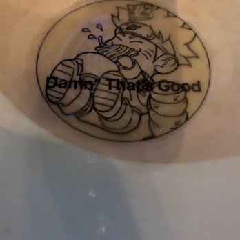 Kami Ramen Bar - IDK if you can read this but it says damn that's good!!!!!  Friend got curry chicken I got vegan both are excellent. Highly recommend. - Ramen Near Me - Memphis, Tennessee