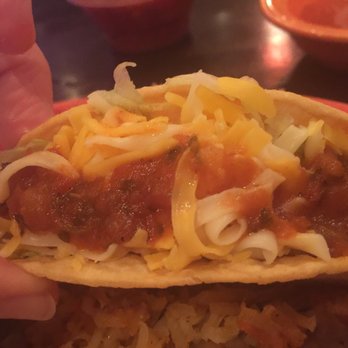 Cactus Rose Cafe - Crunchy hard shell taco - packed full! - Mexican Near Me - Indian Trail, North Carolina