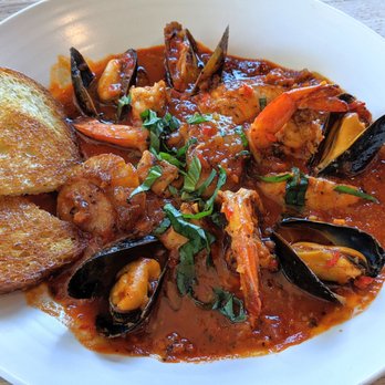 Pacific Table - San Francisco Cioppino (muscles, shrimp, fish, scallop in white wine tomato sauce) Perfectly tasty! Not oversalted. ($26) 5/17/20 - Seafood Near Me - Irving, Texas Pacific Table - San Francisco Cioppino (muscles, shrimp, fish, scallop in white wine tomato sauce) Perfectly tasty! Not oversalted. ($26) 5/17/20 - Seafood Near Me - Irving, Texas