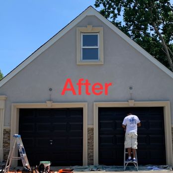 Eagles Painting - After garage painted - Painters Near Me Eagles Painting - After garage painted - Painters Near Me