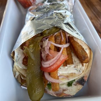 Mazra - Haloumi wrap - Mediterranean Near Me - San Bruno, California Mazra - Haloumi wrap - Mediterranean Near Me - San Bruno, California