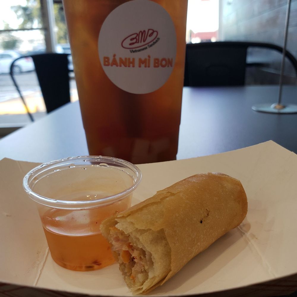 Banh Mi Bon - Egg rolls came out hot and fresh! - Vietnamese Near Me - Houston, Texas