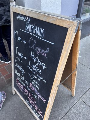 Menu photo 8 Backhaus San Mateo, CA