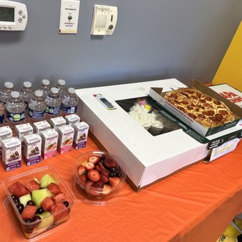 Happy Feet Planet - Party food table - Indoor Playcenter Near Me - Apex, North Carolina