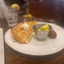 First Watch - Kids' meal with a waffle and sausage