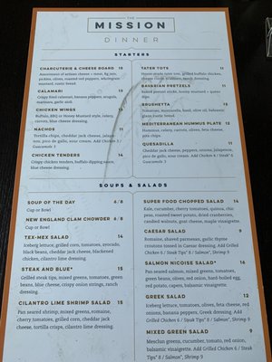 Menu photo 4 The Mission Bar & Grill Boston, MA Menu photo 4 The Mission Bar & Grill Boston, MA