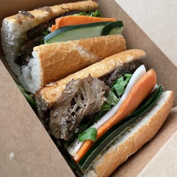 LES BA'GET - Beef belly banh mi. Yummy! - Vietnamese Near Me - Houston, Texas LES BA'GET - Beef belly banh mi. Yummy! - Vietnamese Near Me - Houston, Texas
