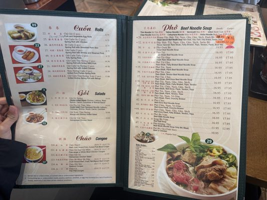 Menu photo 1 Pho Tran Vu Mountain View, CA