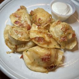 Potato & cheese pierogi.