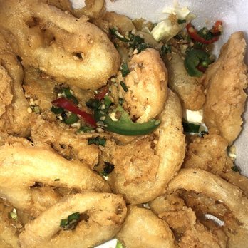 Golden Eagle Chinese Restaurant - Spicy, crunchy, a tad oily but seasoned very well. Might ask for more jalapeños next time. - Seafood Near Me - Honolulu, Hawaii