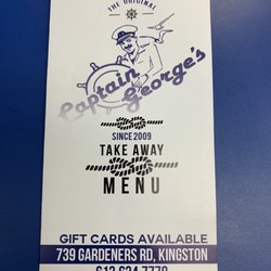 Captain George's Fish & Chips - Menu
