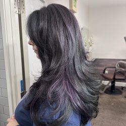 Cranberries The Salon - Color cut & style by Annbriel