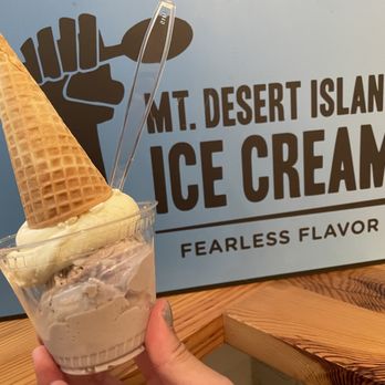 Mount Desert Island Ice Cream - Single scoop with a sugar cone - Coffee & Tea Near Me - Washington, DC, District of Columbia