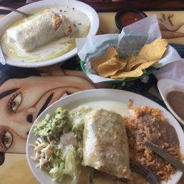 Texas 3 meat Chimichanga & Chicken Burrito Texas 3 meat Chimichanga & Chicken Burrito